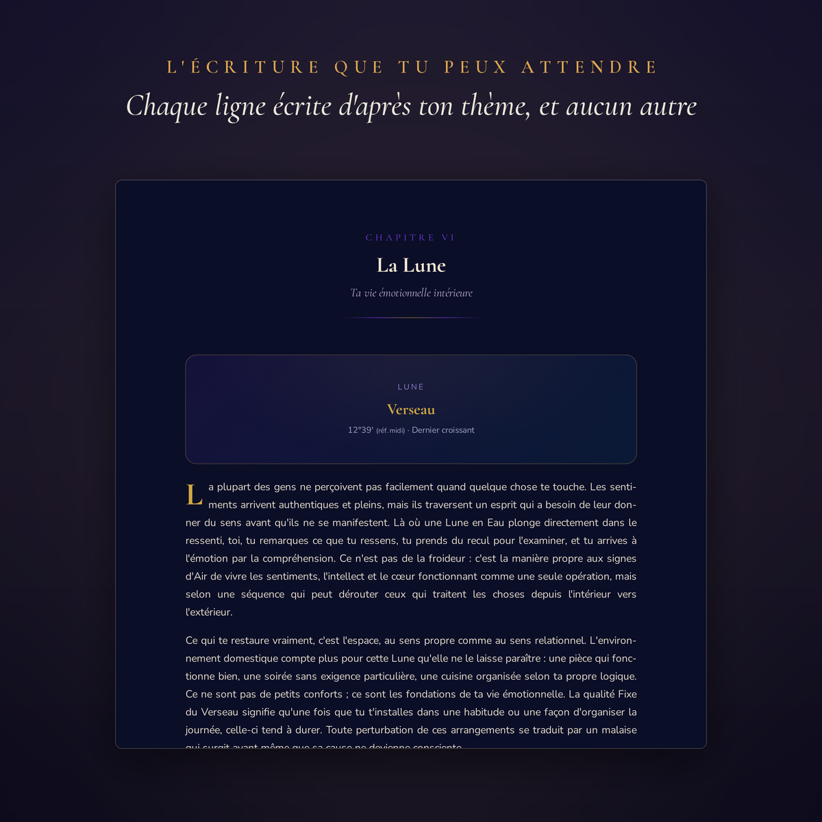 Gros plan sur une page rédigée du Rapport Essentiel